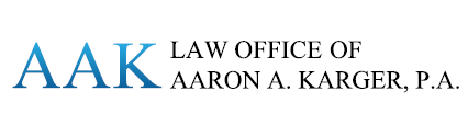 Law Offices of Aaron A. Karger, P.A. | Miami Personal Injury Litigation Attorney Logo
